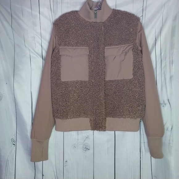 UpWest Jackets & Blazers - UpWest Women’s Utility Sherpa Bomber Jacket